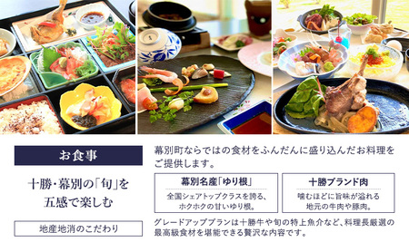 【平日限定】十勝ナウマン温泉 ホテルアルコ 一泊二食宿泊券 グレードアップ 1名様分【 北海道 幕別町 十勝 ナウマン温泉 ホテルアルコ 宿泊券 1名 平日限定 一泊二食 豪華 グレードアップ 温泉 】