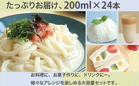 〈ふくれん〉 九州産大豆100％ 成分無調整 豆乳 200ml×24本 [M883-1] 飲料 イソフラボン ソイ 健康 たんぱく質