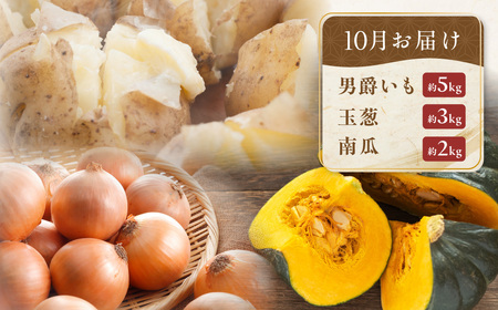 【定期便】旬の農産物定期便 年3回お届け ABAO2211 | 野菜 定期便