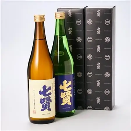 山梨のお酒　七賢「風凛美山 純米酒」と「絹の味　純米大吟醸」2本セット [日本酒]【配送不可地域：離島】【1224186】