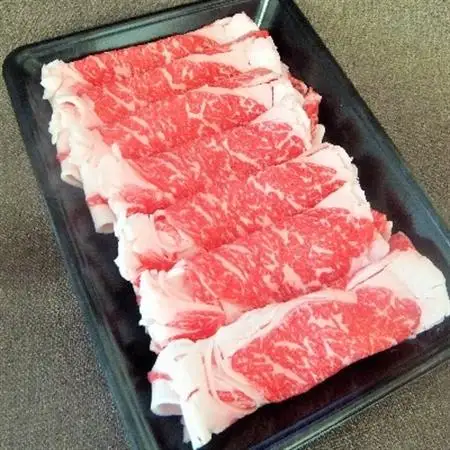 【小林牧場の甲州ワインビーフ】薄切りセット(ロース500g・カタロース500g)【配送不可地域：離島】【1234406】