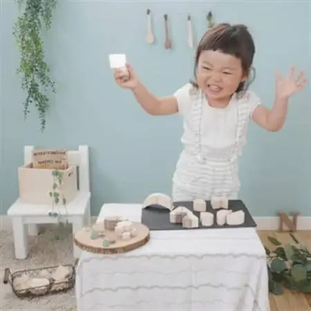 ひのきのおもちゃIKONIH(アイコニー)の知育玩具　食材セット【1446711】