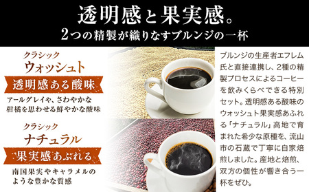 石蔵 ブルンジエフレム 2種 プロセス 飲みくらべ 生豆 400g 珈蔵座《30日以内に出荷予定(土日祝除く)》ウォッシュト ナチュラル コーヒー 飲み比べ カフェ 千葉県 流山市 送料無料