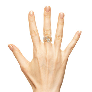 K18ＰＧ DIA RING  1.0CT      1本 RAAT-20DI-R 188-133