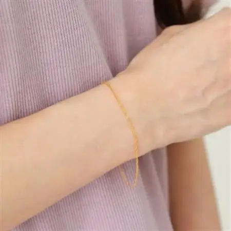 【山梨県】【ジュエリー】K24 pure gold/ピュアゴールド ブレスレット【配送不可地域：離島・沖縄県】【1452876】