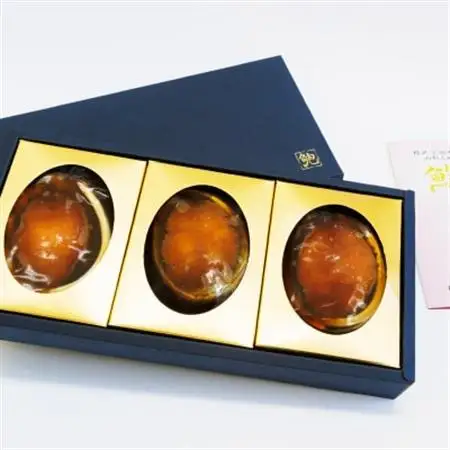 粋〆完熟煮貝　三都三昧(3個入)　あわび 鮑 アワビ 山梨県特産品 ギフト 縁起物【配送不可地域：離島】【1468436】