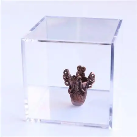 【Do_goods】縄文時代の息吹を現代に 水煙文土器の純銅ミニオブジェ　659-178【配送不可地域：離島】【1490525】