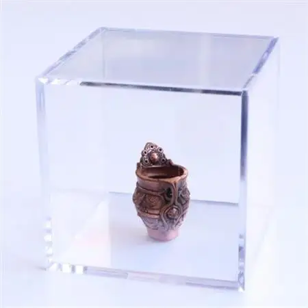 【Do_goods】縄文時代の生命誕生の神秘　出産文土器の純銅ミニオブジェ　659-299【配送不可地域：離島】【1490530】