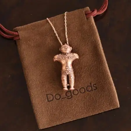 【縄文アクセサリーDo_goods】国宝土偶「中空土偶」ミニオブジェ  659-706【配送不可地域：離島】【1534376】