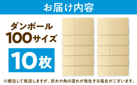 ダンボール 10枚 49×33×10cm 100サイズ【バイオドットコム】 段ボール 梱包用[MGP013]