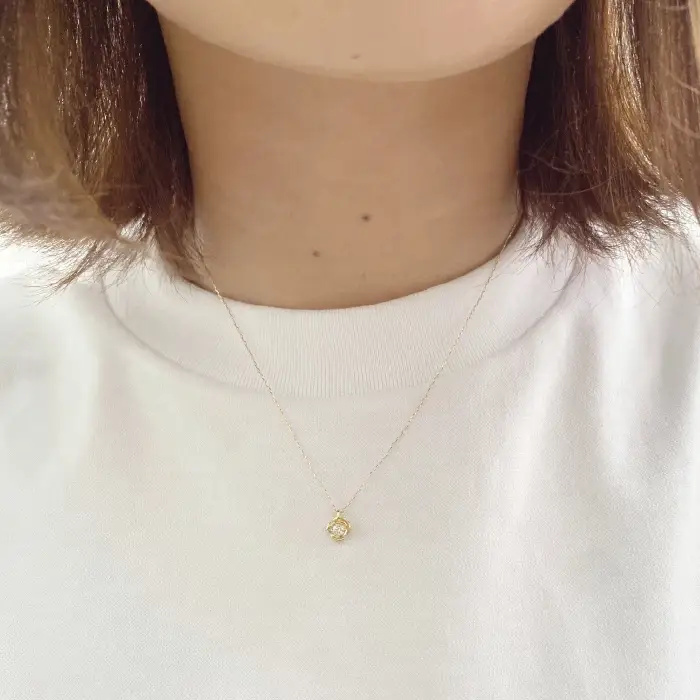 K18ダイヤモンドネックレス(NYG-32) SWAK013