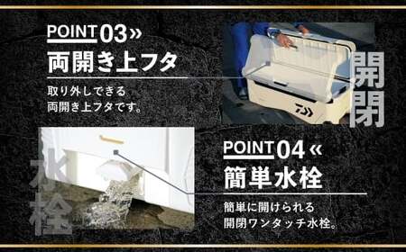 釣具のダイワのクーラーボックス トランクマスターHD2 S6000 （ 容量：60リットル ） クーラーボックス ボックス ダイワ アウトドア レジャー フィッシング 釣り キャンプ バーベキュー