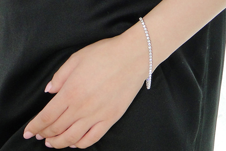 pt900【3.0ct】ダイヤモンド テニス ブレスレット CSBL00018-pt SWAV080