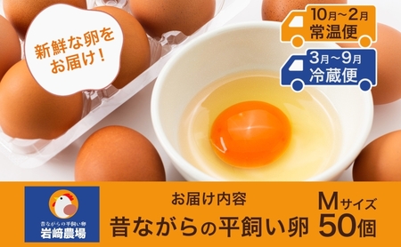 埼玉県蓮田市 平飼い卵 50個入 Mサイズ 玉子 新鮮 濃厚 コク 卵黄 鶏卵 タマゴ ギフト 卵セット 贈り物 プレゼント 食品 食材 朝ごはん 家族 団らん 朝食 昼食 ランチ 贅沢 お弁当