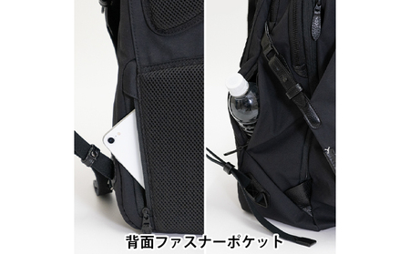 【ふるなびWEEK対象】yezoLABO Momonga ユーティリティバックパック L No.8800477 ファッション 小物 かばん リュック 黒 通勤 通学 社会人 学生 出張 PCが入る ファイル収納 エキスパンド機能 日本製 国産 北海道