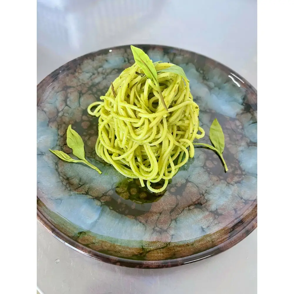 朝宮茶の新芽から生まれた 近江茶ジェノベーゼ