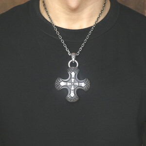 Triple cross pendant