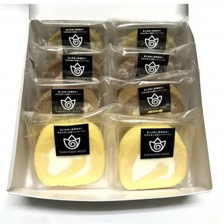 【グルテンフリー】カットロールケーキアソート 4種類×2個 合計8個入り (冷凍) 糀スイーツ【配送不可地域：離島】【1700630】