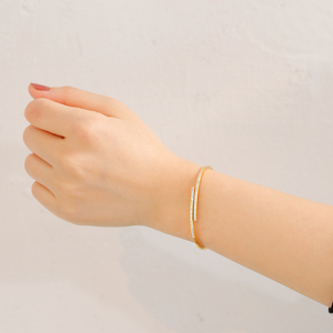 K18 天然ダイヤモンド ブレスレット PJB027