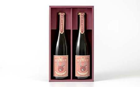 【ギフトBOX】飲みやすいロゼスパークリングワイン ユタカーナ（750ml）2本 専用ギフトボックス ぶどう ブドウ 葡萄 お酒 アルコール飲料 プレゼント ピノ・ノワール ソーヴィニヨン・ブラン ロゼ F6P-3165