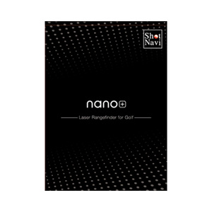 Shot Navi nano+（ショットナビ ナノ プラス）＜ブラック＞　【11218-0992】 ゴルフ 距離計