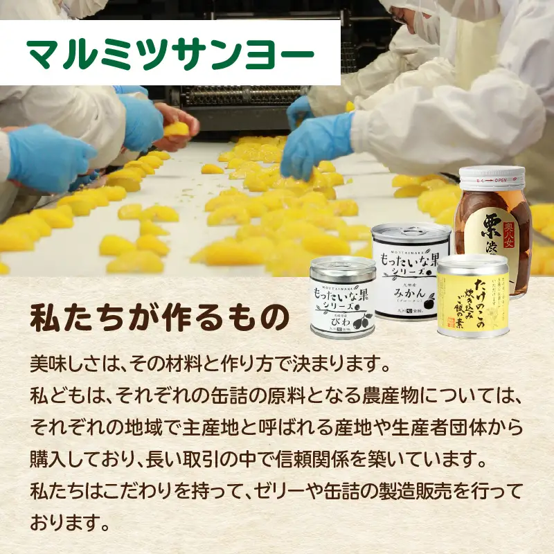 九州福岡工場直送！ 【訳あり】 もったいな果シリーズ みかん缶詰 お楽しみ 福箱 温州みかん もったいない 訳あり 備蓄 保存 福岡県 八女市 007-038