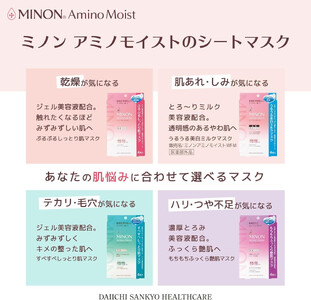 ミノンアミノモイストエイジング艶肌マスク４枚入４袋(１６枚)セット