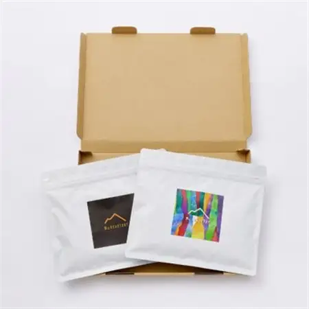 【粉:2種計200g】自家焙煎コーヒー粉(100g×2)　里山ROASTERYお楽しみセット【1695731】