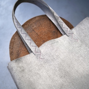 トートバッグ (ミックスグレー) Ultrasuede (R) [2583]