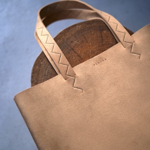 トートバッグ (キャメル) Ultrasuede (R) [2584]