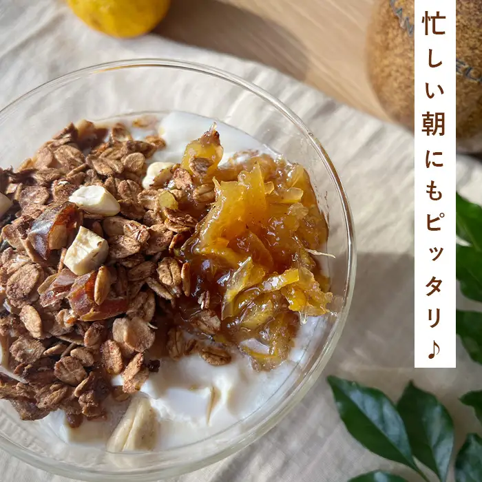 グラノーラ オーガニック中心のこだわり素材たっぷり！ 150g×4種類 ／ 4種セット 食べ比べ プレーン 珈琲 抹茶 カカオ チョコ ナッツ 無添加 白砂糖不使用 朝食 ヨーグルトに合う 腹持ち 健康志向 置き換え朝食 食物繊維 小分け 自然派食品 大阪府 No.362