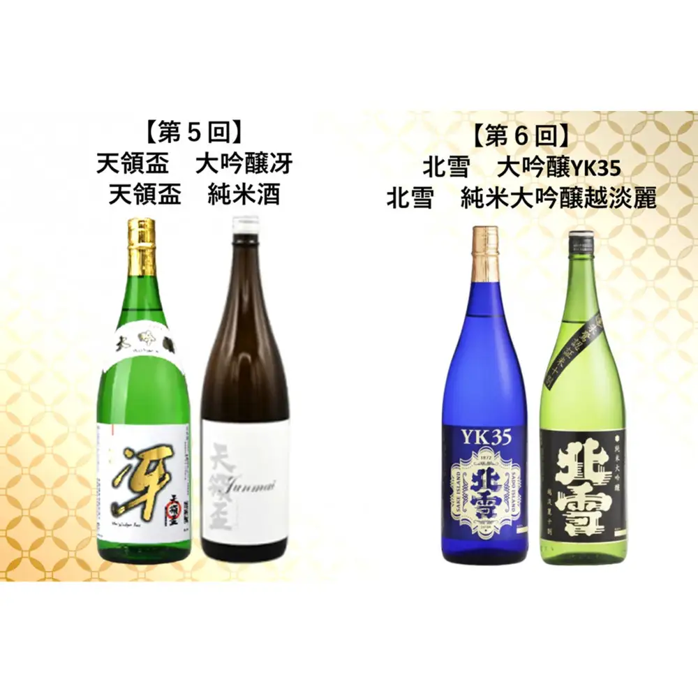 【定期便】佐渡の酒　毎月1800ml×2本お届け【6ヵ月連続】