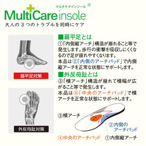 【株式会社 村井】マルチケアインソール 01【S】