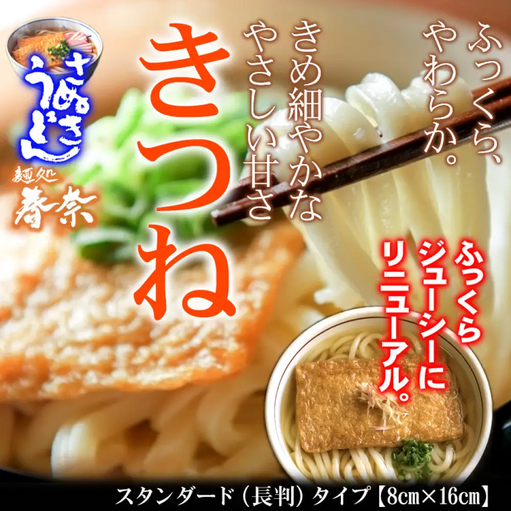 冷凍さぬきうどん 麵処 春奈 人気の3種6人前 肉うどん えび天 きつね
