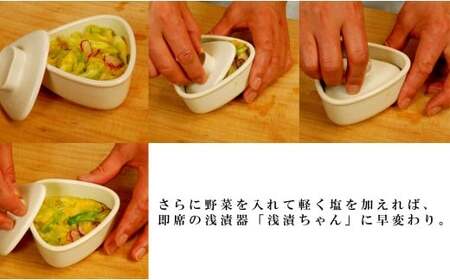 有田焼 野崎洋光監修 ふくせん窯 暮らしの料理器「おむすびくん」染付【川本治兵衛商店】食器 器 うつわ おにぎり 浅漬け 保存容器 取皿 小皿 おにぎり型 おにぎりメーカー 浅漬器 A24-210