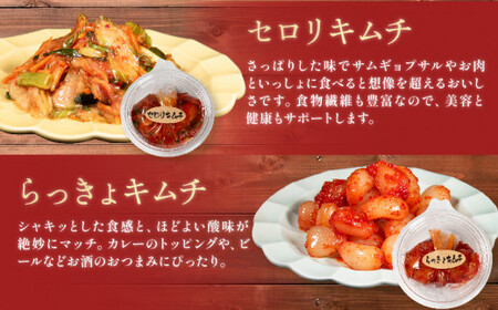 【 定期便 6回 】定番 キムチ 6種 詰め合わせセット 中辛 キムチ 食べ比べ 冷蔵 かわち屋