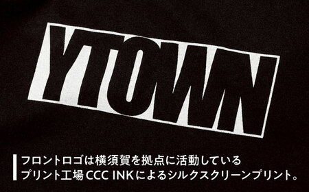 【Lサイズ】YTOWN BOX LOGO TEE BLACK【YTOWN】[AKIK001-3]
