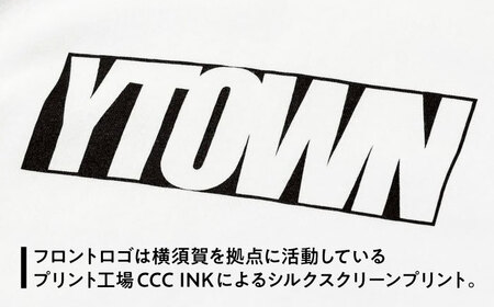 【XLサイズ】YTOWN BOX LOGO TEE WHITE【YTOWN】[AKIK002-4]