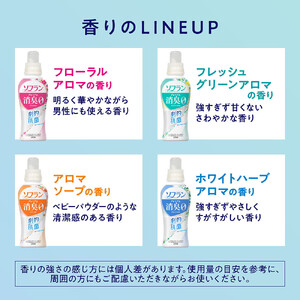 ライオン 柔軟剤 ソフラン PS　フレッシュグリーンアロマの香り　つめかえ用　750ml×6個 柔軟剤