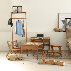Herit. Kids Hanger Rack キッズハンガーラック 収納 木製 こども 家具 インテリア 市場 加西市