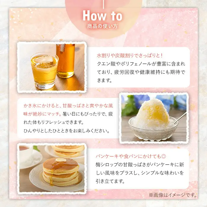 新登場！＜数量限定＞いちき串木野市産 梅シロップ 800ml（200ml×4本） 【00-130-03】