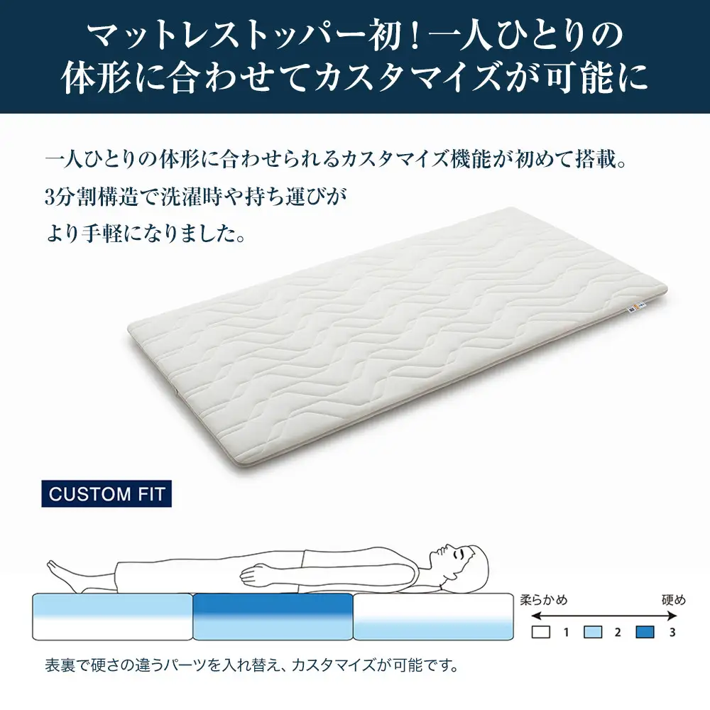 エアウィーヴ マットレストッパー2.0 シングル 組立 エアウィーヴ
