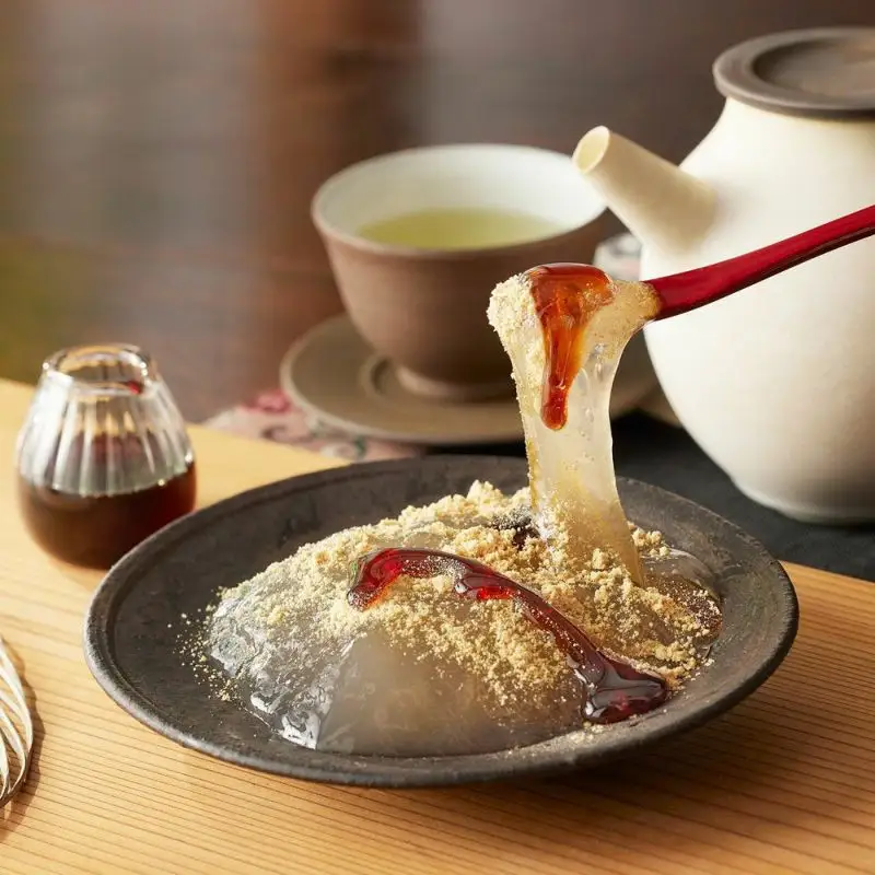 【吉祥菓寮】きな粉を味わう 京都はんなりわらび餅 8個｜京都 スイーツ わらび餅 人気