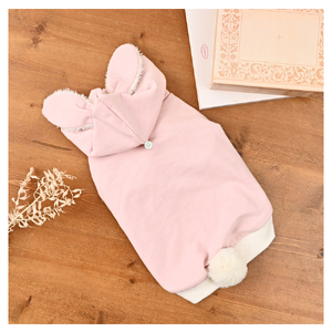 うさみみプルオーバー 犬服ドッグウェア うさぎ フード付き 耳付きフード【ココアトワ(cocoAtoi)】 Ｍ