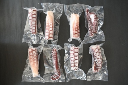 北海道浦河町産 浜ゆでたこ 合計1kg[06-1589]