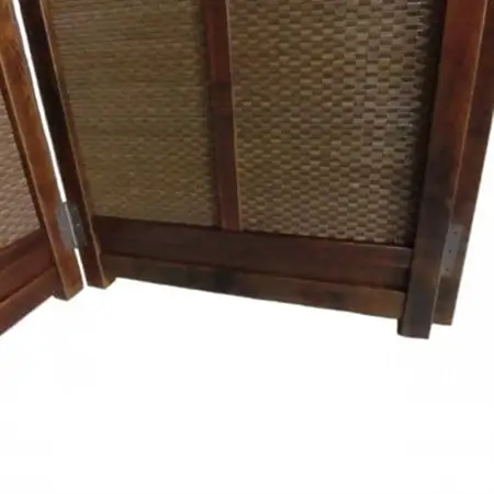 土肥家具工芸の衝立 茶竹簾折畳み150タイプ ブラウンx茶竹 インテリア家具【1707606】