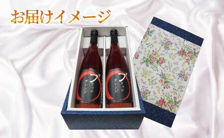 贈答用 ブラッドオレンジ ジュース 720ml × 2本 セット 化粧箱入り 元気や フルーツジュース ストレートジュース ストレート 蜜柑 mikan 100％ジュース 果汁 100％ 飲料 柑橘 ギフト 贈り物 プレゼント 果物 フルーツ 産地直送 数量限定 国産 愛媛 宇和島 H016-176012