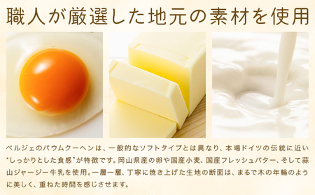 カットバウム 15個 洋菓子工房ベルジェ バウムクーヘン スイーツ