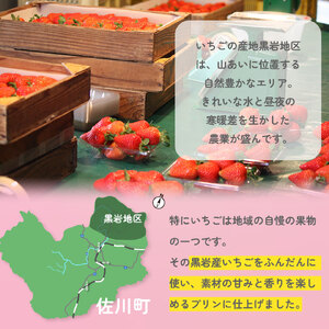 【ふるさと納税】【常温】いちごプリン 150g×6個 佐川町黒岩地区の苺使用 スプーン付ですぐ食べられる まきのさんの道の駅・佐川 オリジナル商品 限定販売 お土産に人気