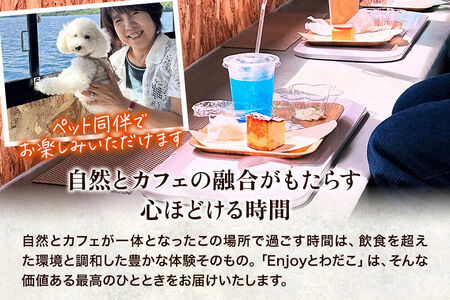 Enjoyとわだこ 湖の上のカフェ 湖上カフェ体験（大人1名様分）湖の上で過ごす特別な時間 ＜レターパックプラス＞